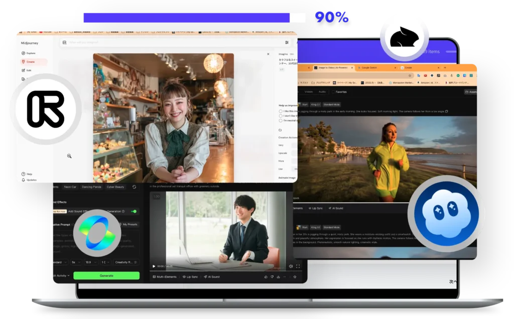 AI動画クリエイターサムネ