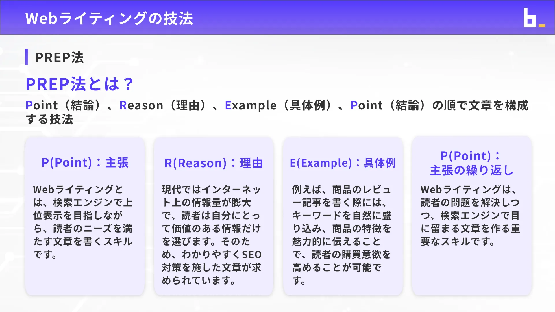 AIウェブライターコースWebライティング入門チャプター2_1